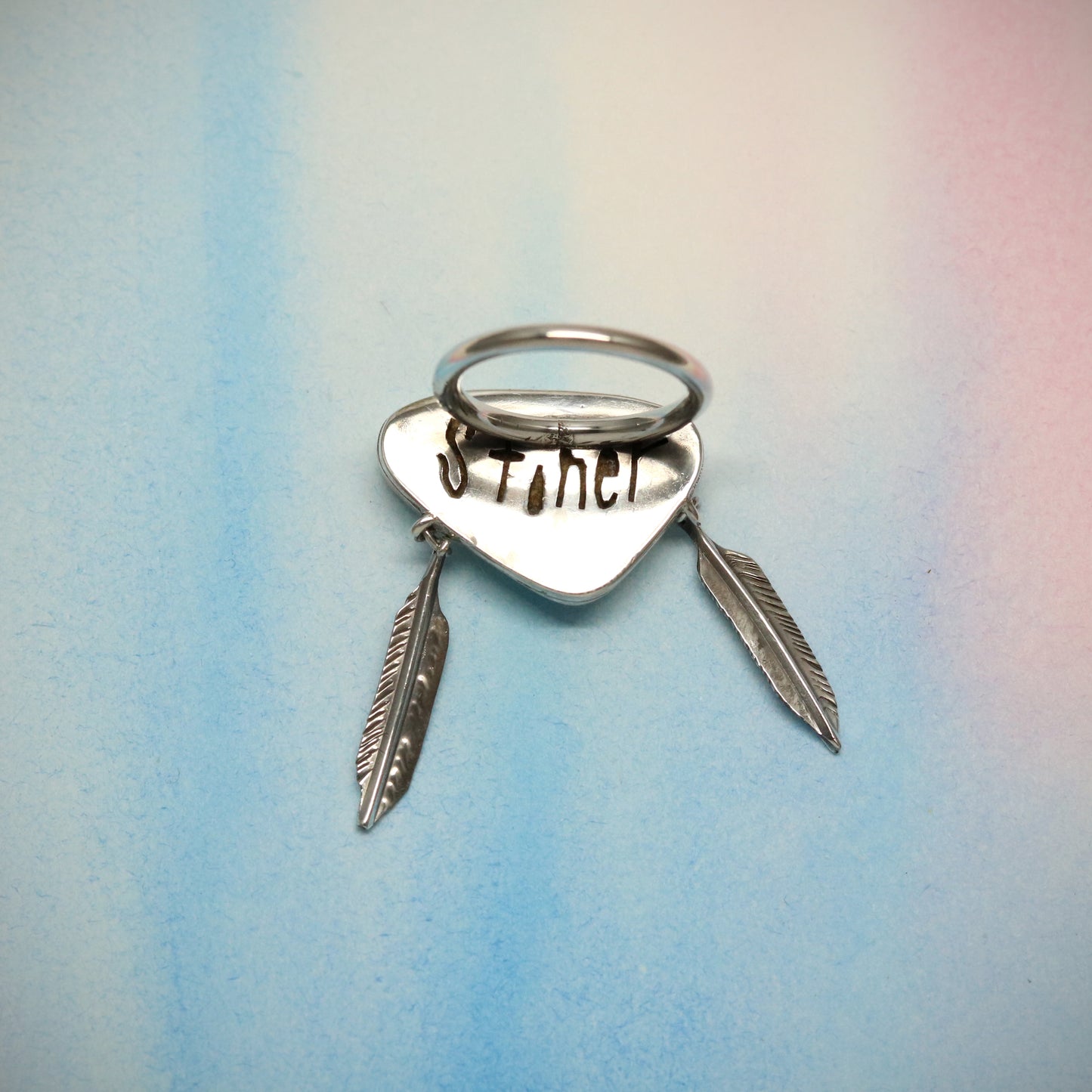 SV925 Stoner Bird Ring./#6 one of a kind.