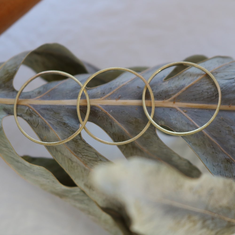 K18 Yellow Ring trio.