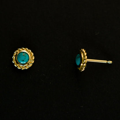 K18 Blue Sun Studs.