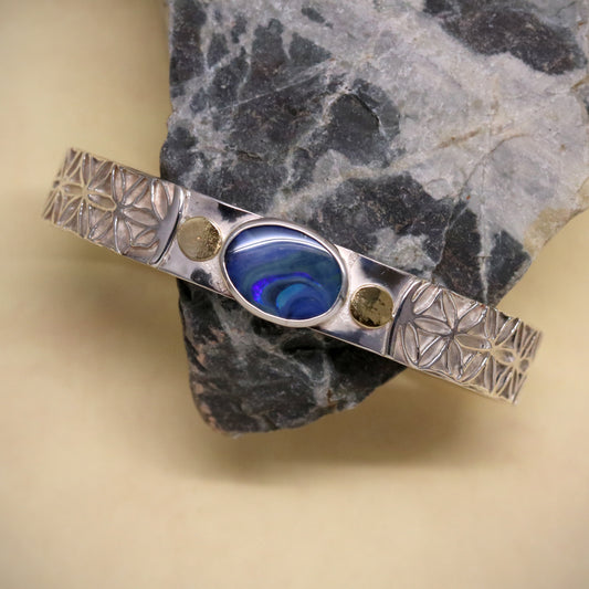 SV925/K18YG Asanoha Bangle. one of a kind.