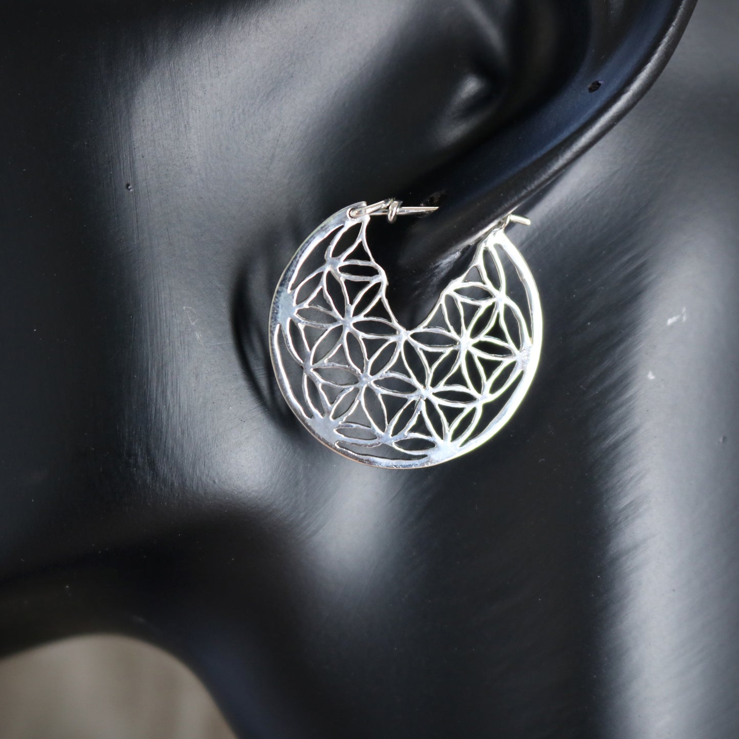 SV925 Flower of Life Earrings