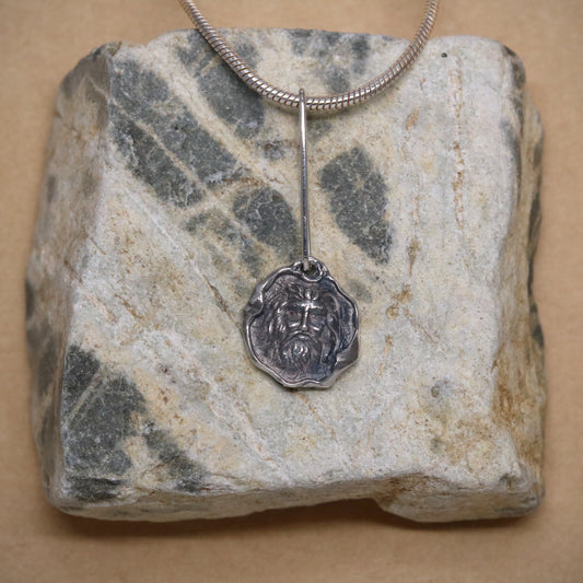 SV925 Poseidon Coin Pendant.