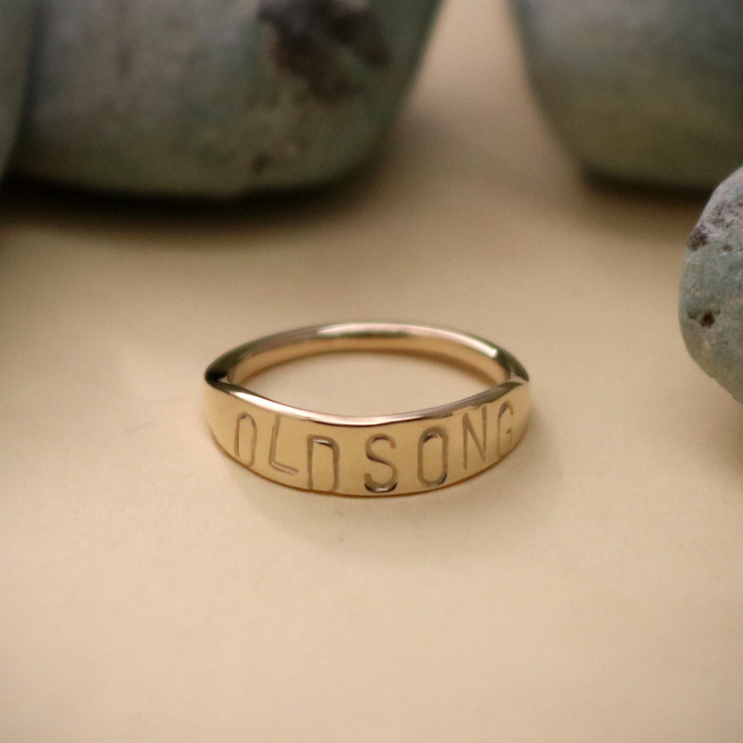 K18 Old Song Ring.