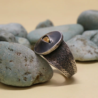 SV925/K14 The Infinity Sun Ring.