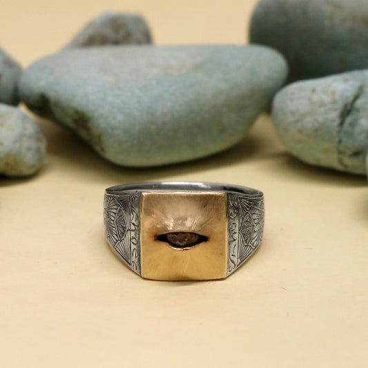 SV925/K18 Echoes of Third Eye Ring.