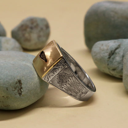 SV925/K18 Echoes of Third Eye Ring.