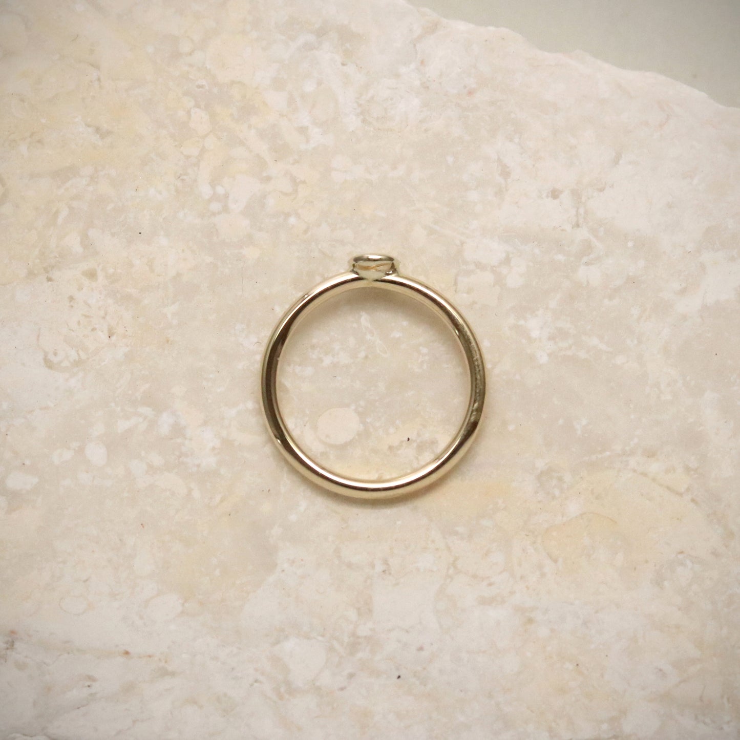 K18 0.108ct Diamond Ring