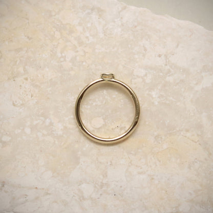 K18 0.108ct Diamond Ring