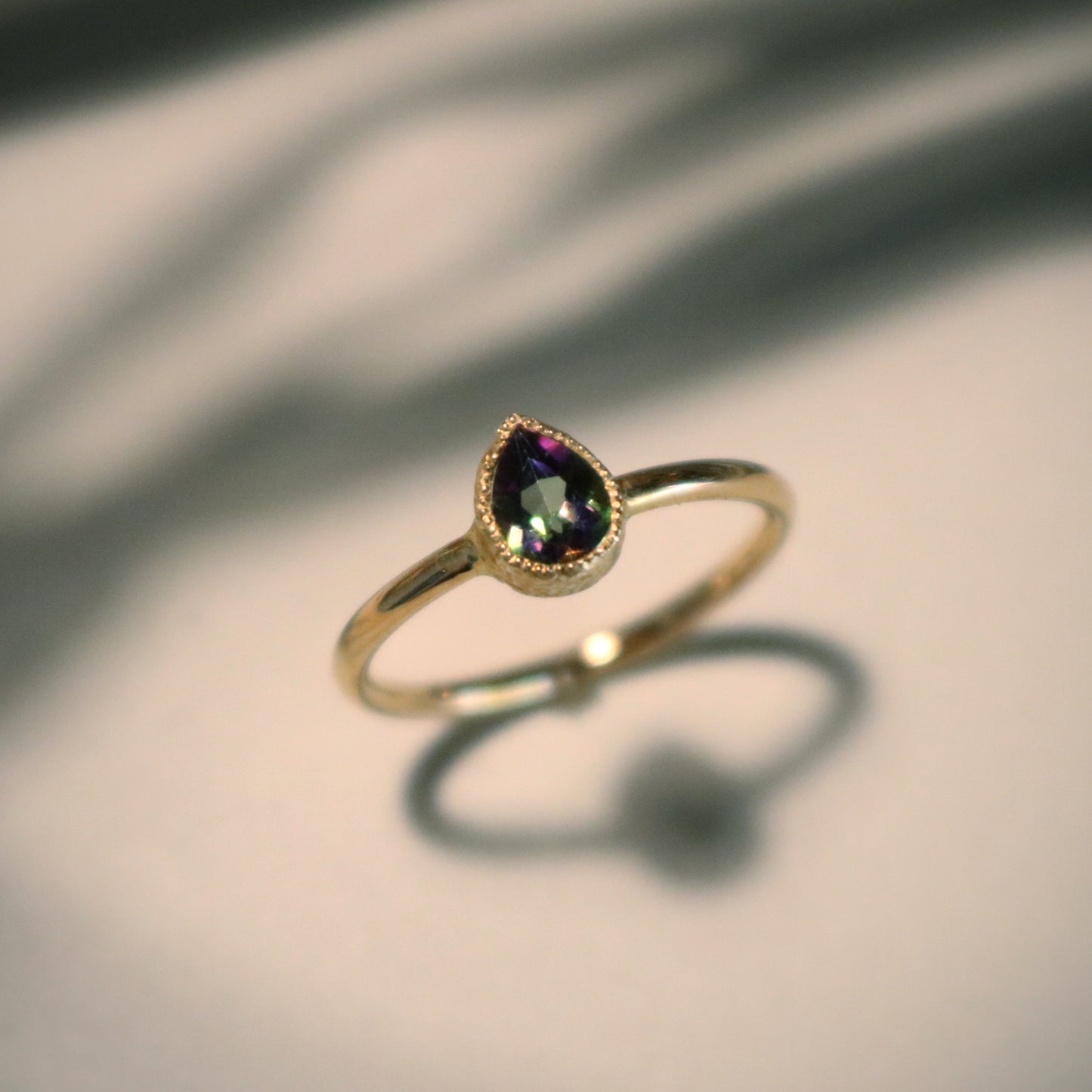 K18 Mystic Topaz Ring.