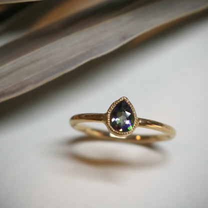 K18 Mystic Topaz Ring.