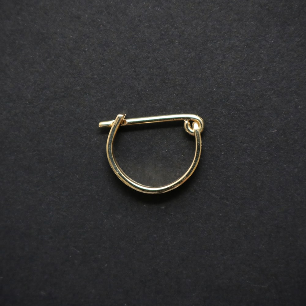 Hairline Plate Single Earring.