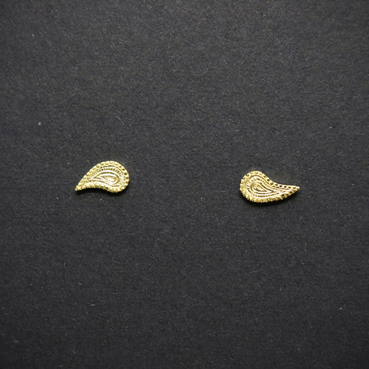 K14 paisley Studs  Pierce.
