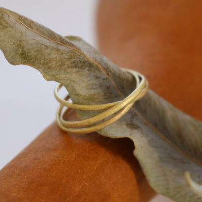 K18 Yellow Ring trio.