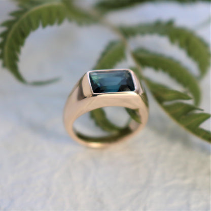 K10 Cumulus Blue Topaz Ring.