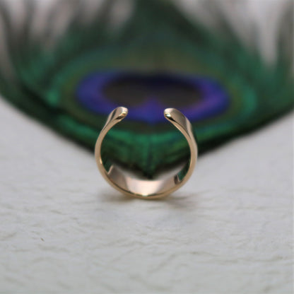 K10 Yellow Gold Ear Cuff.